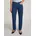 Straight-Jeans CLASSIC STRAIGHT RW mit Logo-Badge in Knöchellänge blau 33