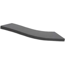 Dibapur® Akustikschaumstoff Dibapur Schwarz 2 St. 100 x 200 x 8 cm