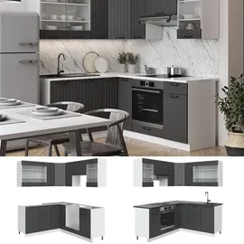 Vicco Fame-Line Winkelküche L-Form 160 x 190 cm Weiß