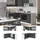 Vicco Fame-Line Winkelküche L-Form 160 x 190 cm Weiß