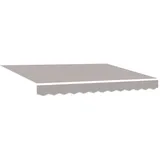 vidaXL Einziehbare Markise 300 x 250 cm hellgrau