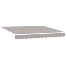 vidaXL Einziehbare Markise 300 x 250 cm hellgrau