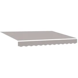 vidaXL Einziehbare Markise 300 x 250 cm hellgrau