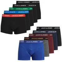 Jack & Jones Boxershorts Trunk (10-St., Set) Logobund, elastisch, im 10er Pack XL