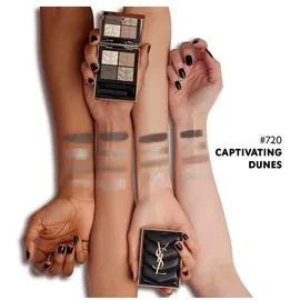 Yves Saint Laurent Couture Mini Clutch Lidschattenpalette für Damen 720 Captivating Dunes 4 g