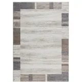 160x230 Teppich Wohnzimmerteppich kurzflor Schlafzimmer Wohnzimmer Beige Silver