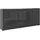 manjana möbel Sideboard MANJANA MÖBEL "Style", grau (anthrazit matt, glas anthrazit, metall chrom), B:225cm H:98,7cm T:40cm, Glas, Holzwerkstoff, Metall, Sicherheitsglas ESG, Sideboards, Sideboard, mit Glasfronten, mit Metallgriffen, melaminbeschichtet