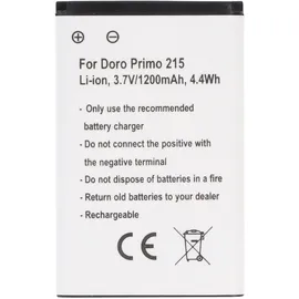 AccuCell Akku nur für Doro Primo 215, PhoneEasy 332 GSM, Primo 215, Primo 405 Hisense CS668 Abmessungen unbedingt beachten: ca. 53,3x36,8x5,7mm.