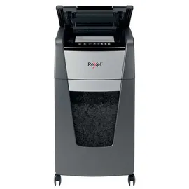 Rexel Optimum AutoFeed+ 225X Aktenvernichter 225 Blatt Mikroschnitt 4 x 25 mm P-4 60 l Vernichtet auch Büroklammern, Heftklammern, Kreditkarte