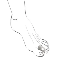 Berkemann Unisex Hammerzehenschutz-Pflaster Schuhpads, Grau (Grau), Unisize EU