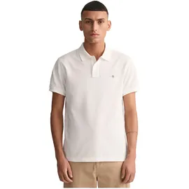 GANT Slim Shield Kurzarm-poloshirt White L