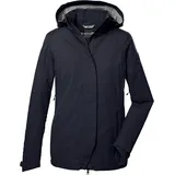 KILLTEC Damen Funktionsjacke mit abzippbarer Kapuze/Outdoorjacke ist wasserdicht KOS 11 WMN JCKT, dunkelnavy, 40,