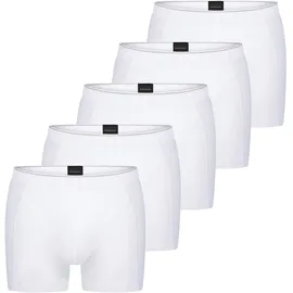 SCHIESSER Retro Boxershorts unifarben weiß 3XL 5er Pack