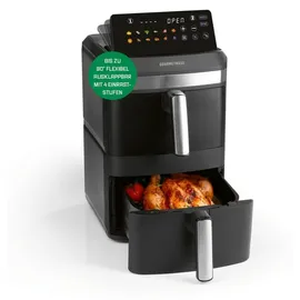 GOURMETmaxx FryUp XL Heißluftfritteuse schwarz