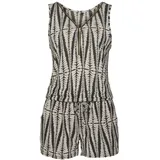 LASCANA Overall Damen schwarz-sand-bedruckt Gr.40