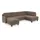 sit&more Wohnlandschaft SIT & MORE "Farö U-Form", grau (taupe), B:325cm H:90cm T:187cm, Sofas, Wohnlandschaft, inklusive Federkern, wahlweise mit Bettfunktion und Bettkasten