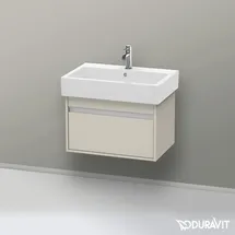 Duravit Waschtischunterschrank 1 Auszug 65 x 41 x 44 cm Taupe Matt