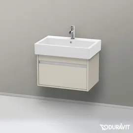 Duravit Waschtischunterschrank 1 Auszug 65 x 41 x 44 cm Taupe Matt