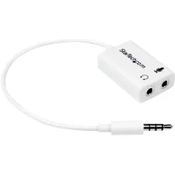 StarTech.com 4 Position Microphone and Headphone Splitter 3.5 mm 4 Pin / 4 Pole