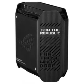 Asus ROG Rapture GT6 AX10000 1er Pack Tri-Band Gaming Mesh WiFi System kombinierbarer Router - Black
