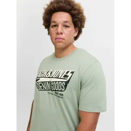 Jack & Jones PlusSize JACK & JONES Jjelogo Tee Ss Oneck 2 Col Aw25 Noos Pls - Plus Size