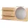 Vicco Spiegelregal, Eiche, Holzwerkstoff, Rechteckig, 120x50x13.5 cm Badezimmer, Badezimmerspiegel, Spiegelschränke