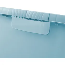 KEEEPER aenna 2x Wäschewanne Stabiler Kunststoff, 52 l, nordic Blue
