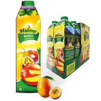 Pfanner Mango Maracuja Nektar (8 x 1 l) - 25% Fruchtgehalt – exotisches Getränk im Vorratspack – mit Vitamin C