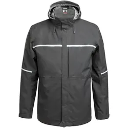 QUALITEX HIGH QUALITY WORKWEAR Hardshelljacke RESIST anthrazit Herren: M