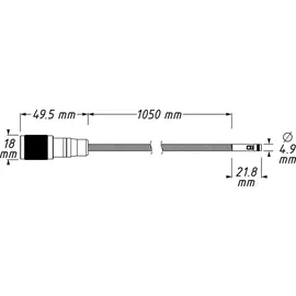 HAZET Endoskop-Sonde Ø 4,9 mm 1 m