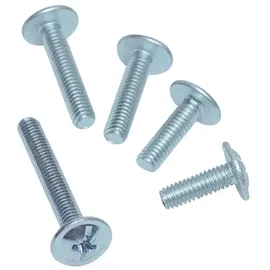hettich marketing u. vertriebs Hettich MB-Befestigungsschraube 71556, M4x26mm Kreuz- und Doppelschlitz Stahl, verzinkt