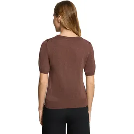 Betty & Co Feinstrickpullover mit Lurexfaden Braun L