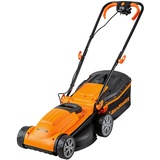 Lawnmaster MEB1434M Elektro Rasenmäher 1400W 34cm, bis 300m2, 6-fache Schnitthöhenverstellung 20-70 mm, 32L