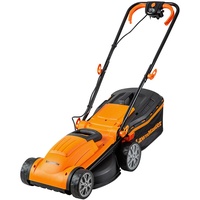 Lawnmaster MEB1434M Elektro Rasenmäher 1400W 34cm, bis 300m2, 6-fache Schnitthöhenverstellung 20-70 mm, 32L