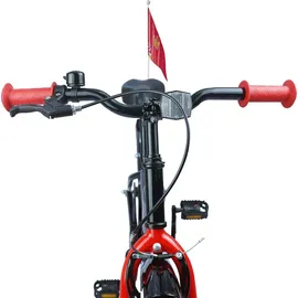 vidaXL Kinderfahrrad 18 Zoll schwarz