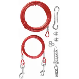 Trixie Spannleine mit Laufleine 15 m