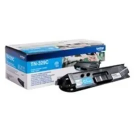 Brother Original Toner-Kit cyan extra High-Capacity Doppelpack TN329CTWIN