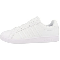 K-Swiss Herren Court TIEBREAK Sneaker, White/White/White, 43 EU