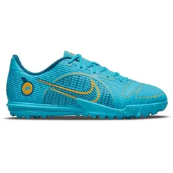 NIKE Kinder Fussball-Hartplatzschuhe JR VAPOR 14, CHLORINE BLUE/LASER ORANGE-MAR, 38
