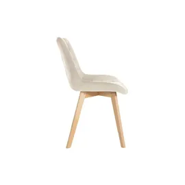 CLP 2er Set Stühle Brook Samt creme