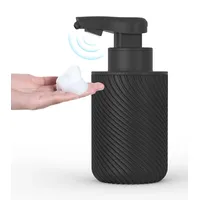 Octonyluck Seifenspender Automatisch mit Sensor Infrarot, Berührungsloser Automatischer Seifenspender USB-Aufladung, Wasserdicht (Schwarz, Schaum)
