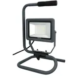 Unitec LED Strahler tragbar 30 Watt Aluminium 3 Meter Zuleitung 6500 Kelvin Anthrazit