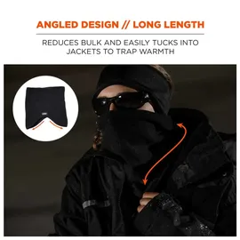 ergodyne international Ergodyne Fleece-Stulpenschal N-Ferno 6960, schwarz