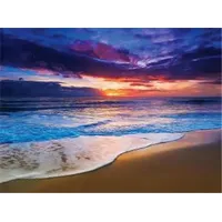 Pracht Creatives Hobby Diamond Painting Set Sonnenuntergang am Strand 44 x 33 cm
