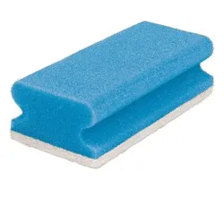 Sito Padschwamm Vlies mit Griff  150 x 70 x 45 mm blau / weiß