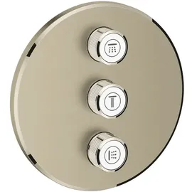 Grohe Grohtherm SmartControl Duschthermostat rund für 3 Verbraucher nickel gebürstet 29122EN0