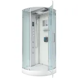 AcquaVapore D37-10r1-ec Dusche Duschtempel Komplett Duschkabine -th. 90x90 Mit 2k Scheiben Versiegelung - Acquavapore
