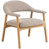 AC Design Loungesessel Addi gepolstert Stoff 60 x 0 x 0 cm Beige
