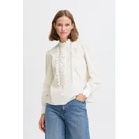 B.YOUNG Tunika BYISALU BLOUSE ZA - 20817084 elegante Bluse Weiß | Gr.: 44