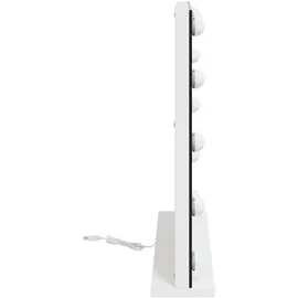 vidaXL LED Schminkspiegel 50 x 10 x 44 cm Weiß